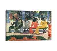 Paul Gauguin Canvas Wall Art - We Shall Not Go to Market Today Print Photo Art Canvas Home Decorative Bedroom Modern Decors 08x12inch(20x30cm)