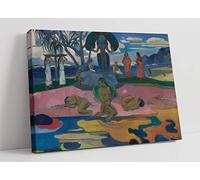 Paul Gauguin Day Of The God Pink Canvas Wall Art Picture Print - 45 inch wide x 30 inch high (Frame Depth 30mm)