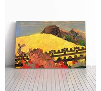 Paul Gauguin Landscape Canvas Print | Gallery Wrapped 30mm Frame Wall Art | 30x20 inches | Ready to Hang | Modern Landscape Picture | Living Room Bedroom Lounge Office