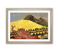 Paul Gauguin Landscape Classic Painting Framed Print | A4 Oak Framed Wall Art | Ready to Hang | Classic Historical Picture | Living Room Bedroom Lounge Office