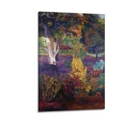 Paul Gauguin Painter Works (Marquesan Landscape with Horses) Art Posters Canvas And Wall Art Picture Print Modern Family Bedroom Decors 08x12inch(20x30cm)