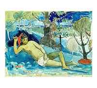 Paul Gauguin The Queen Of Beauty Or The Noble Queen Art Print Canvas Premium Wall Decor Poster Mural