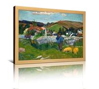 Paul Gauguin The Swineherd Post-Impressionism Wall Art