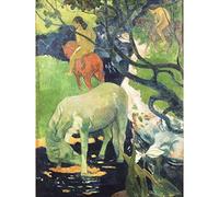 Paul Gauguin The White Horse Large Wall Art Print Canvas Premium Poster Mural