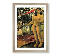 Paul Gauguin Themen Framed Print | A2 Oak Framed Wall Art | Ready to Hang | Modern Nature Picture | Living Room Bedroom Lounge Office