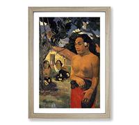 Paul Gauguin Where are You Going Framed Print | A2 Oak Framed Wall Art | Ready to Hang | Modern Nature Picture | Living Room Bedroom Lounge Office