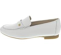 Paul Green 1056-02 | White Easy Grained Leather | Womens Loafer Shoes 5 Easy Grained White