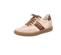 Paul Green 5437-149 Women's Lace-Up Leather & Textile Shoes in Beige Combination, Beige Combi, 42 EU