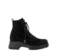 Paul Green 8207 suede leather lace up ankle boots (Black, 4.5, UK Footwear Size System, Adult, Women, Numeric, Medium, 4.5)