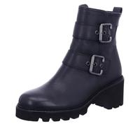 Paul Green 9907 black leather biker ankle boots fitted ankle (Black, UK Footwear Size System, Adult, Women, Numeric, Medium, 5)