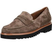 Paul Green Ladies Suede Brown Slipper & Moccasin 2694-118