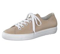Paul Green Women Lace-Up Shoes 4704, Ladies Comfort Shoes Width: Regular (WMS),Comfort Low Shoe,Comfortable,Laces,Beige (Black),38.5 EU / 5.5 UK