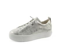 Paul Green Women Lace-Up Shoes 5017, Ladies Comfort Shoes Width: Regular (WMS),Laces,Comfortable,Silber Metallic (Black),41 EU / 7.5 UK