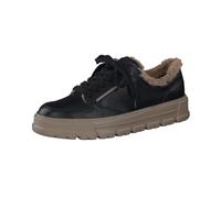 Paul Green Women Lace-Up Shoes, Ladies Comfort Shoes,Warm Lined,Comfort Low Shoe,Laces,Comfortable,Schwarz (Black/Antelope),38.5 EU / 5.5 UK