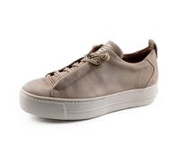 Paul Green Women Trainers 5017, Ladies Low-Tops Width: Regular (WMS),Platform Sole,Leisure,Low Shoe,Street Shoe,Beige (Black),41 EU / 7.5 UK