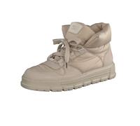 Paul Green Women Trainers 5214, Ladies High-Tops Width: Regular (WMS),Laced Ankle Boots,Laced Shoes,mid-Cut,Beige (Black),38 EU / 5 UK
