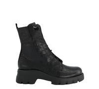 Paul Green Women's Lace-Up Ankle Boots (Black Croc, UK Footwear Size System, Adult, Women, Numeric, Medium, 5.5)