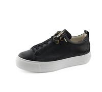 PAUL GREEN Womens Mastercalf Sneakers, Black Schwarz Gold 023, 7 UK