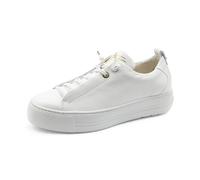 Paul Green Womens Mastercalf Sneakers, White Weiß Gold 003, 7.5 UK