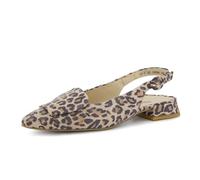 Paul Green Women's Peeptoes & Sling Pumps 6090-077 in Beige Suede Leather