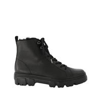 Paul Green Women's Warm Lining 5663-004 in Black Smooth Leather