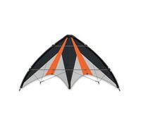 Paul Günther 1028 1028 Synergy 125 GX Sports Steering Kite Ripstop Polyester Sail with Two Swivel Coils and Strings Approximately 125 x 54 cm Suitable for Ages 10+ Black