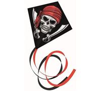 Unbekannt 1149 Outdoor Single line Pirate Kite, Approx. 70 x 70 cm, Colourful
