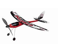 Paul Günther 1629 Stratos Propellerflugzeug, Glider with Rubber Motor, Flies up to 100 m, Dimensions Approx. 53 x 50 cm, Suitable for Children from 6 Years