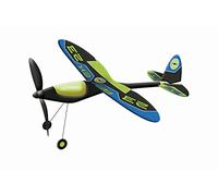 Paul Günther Apex 1658 High Performance Aircraft with Power Rubber Engine, Foil-Covered Spring Steel Frame, Flight Range up to 100 m, Approx. 49 x 50 cm, for Children from 8 Years