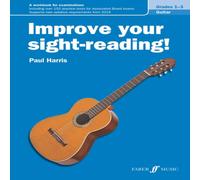 Paul Harris Improve your sight-reading Guitar Grades 1-3 Paperback Book Paul Harris Multicolor