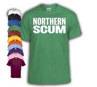 Paul Heaton Northern Scum T-Shirt (UK, Alpha, XL, Regular, Regular, Green)