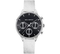 PAUL HEWITT Everpulse Women's Watch Silver Black 38 mm - Watch Strap Silver