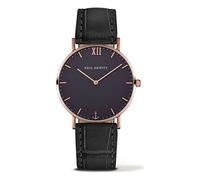 PAUL HEWITT Unisex Adult Analogue Quartz Watch with Leather Strap PH-SA-R-St-B-15M, Bracelet