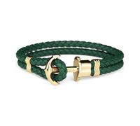 Paul Hewitt Unisex Leather Bracelet XS S Or L Bracelet Dark Green Anchor Closure