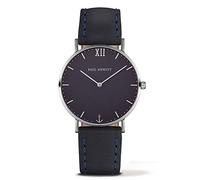 Paul Hewitt Unisex Analogue Quartz Watch with Leather Strap PH-SA-S-Sm-B-11S