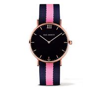 Paul Hewitt Unisex Quartz Watch with Blue Dial Analogue Display and Multicolour Nylon Strap PH-SA-R-St-B-NLP-20