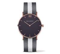 Paul Hewitt Unisex Quartz Watch with Blue Dial Analogue Display and Multicolour Nylon Strap PH-SA-R-St-B-GrW-20S