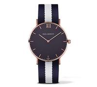 Paul Hewitt Unisex Quartz Watch with Blue Dial Analogue Display and Multicolour Nylon Strap PH-SA-R-St-B-NW-20S