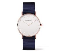 Paul Hewitt Unisex Quartz Watch with White Dial Analogue Display and Blue Nylon Strap PH-SA-R-St-W-N-20S