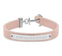 Paul Hewitt Women's Leather Bracelet in Pale Pink Paul Hewitt Pale Pink One Size