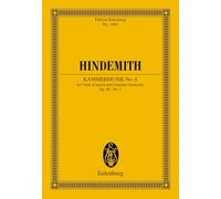 Paul Hindemith - Kammermusik No. 6, Op. 46, No. 1: Viola d'Amore and Chamber Orchestra Study Score (New Edition)