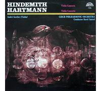 Paul Hindemith - Paul Hindemith - Karl Amadeus Hartmann / André Gertler (Violin), The Czech Philharmonic Orchestra , Conductor Karel Ancerl , - Violin Concertos - Supraphon - 1 10 0508