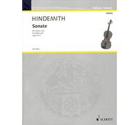 Paul Hindemith-Sonate Opus 31/2-Violin-Instrumental Work