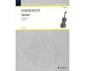 Paul Hindemith-Sonate Opus 31/2-Violin-Instrumental Work