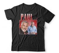 Paul Hollywood Appreciation Unisex T-Shirt Baking Fan Gift Tee - L Black