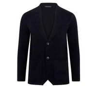 Paul James Knitwear Mens 100% Cotton Deconstructed Knitted Blazer (UK, Alpha, M, Regular, Regular, Black)