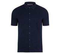 Paul James Knitwear Mens Lightweight Cotton Short Sleevs Shirt (UK, Alpha, M, Regular, Regular, Navy)