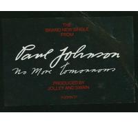 Paul Johnson (2) - No More Tomorrows 12 Inch (12" Vinyl Single) UK Cbs 1989
