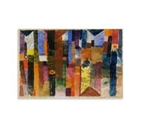 Paul Klee Classic Posters Before The Town Canvas Painting Wall Art Decorative Picture Prints Modern Decor 12x18inch(30x45cm)