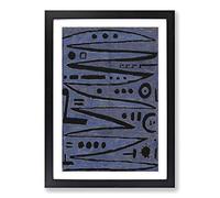 Paul Klee Heroic Strokes of The Box Framed Print | A2 Black Framed Wall Art | Ready to Hang | Modern Nature Picture | Living Room Bedroom Lounge Office